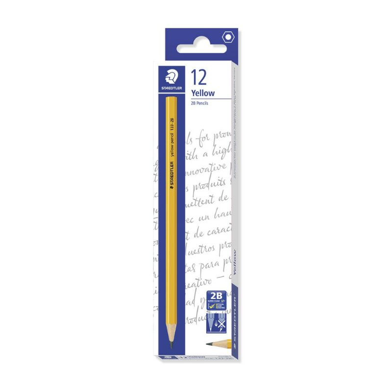 

STAEDTLER YELLOW PENCIL 133 PENSIL KAYU KUNING