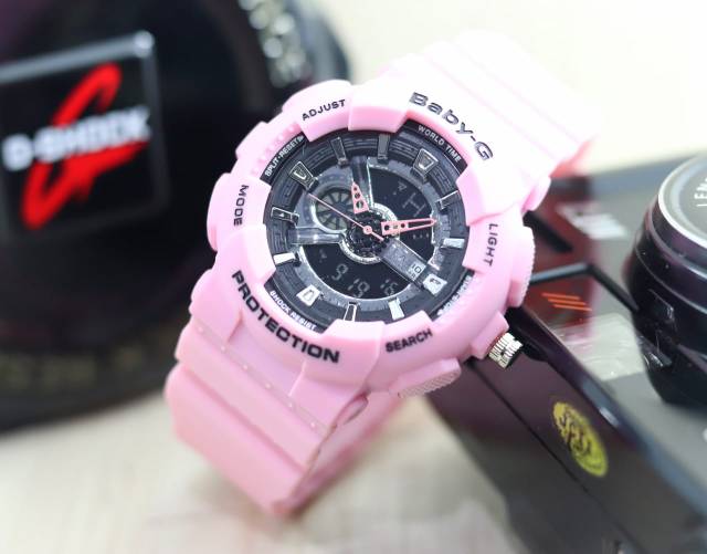 Jam Tangan Wanita Baby-G BA-110 Dual Time