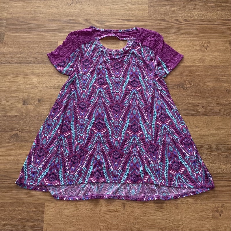 ATASAN GIRL / BAJU KAOS ANAK PEREMPUAN ABG UNGU MUDD VINTAGE