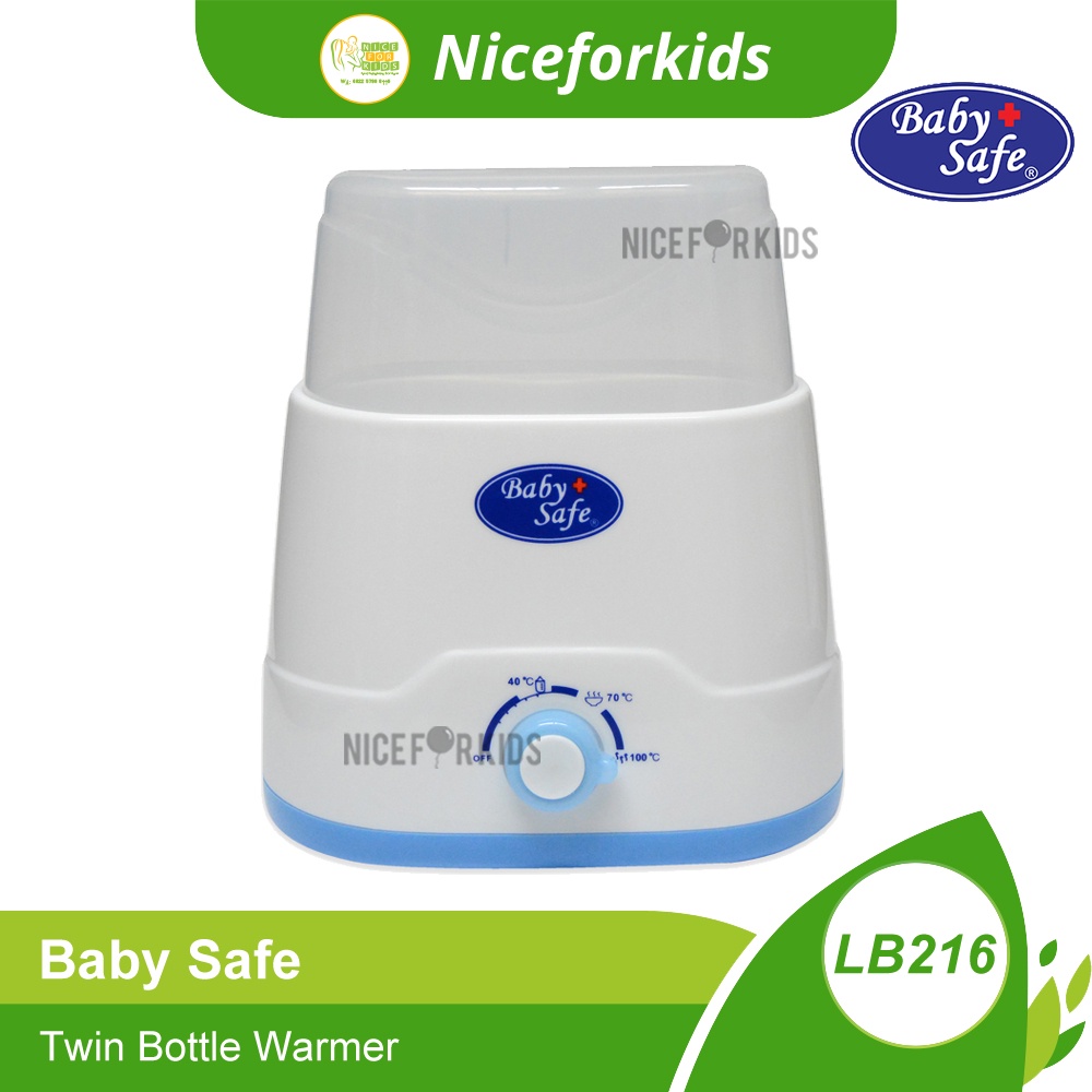 Baby Safe Twin Botlle Warmer LB216 Penghangat Botol Susu Bayi