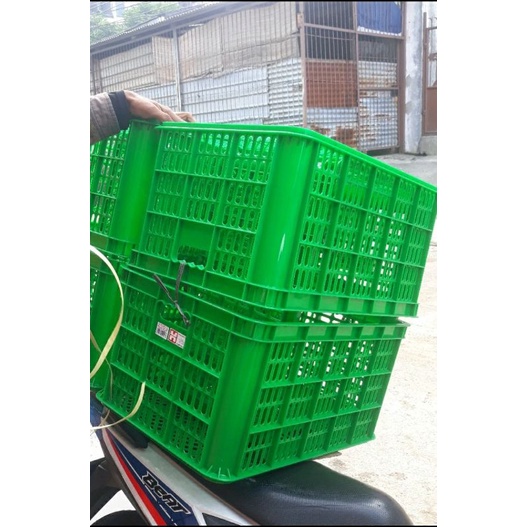 62x43x31 Box Container Hanata 2003 FOOD SAFE / KERANJANG INDUSTRI HNT SERBAGUNA / Rak Susun Plastik