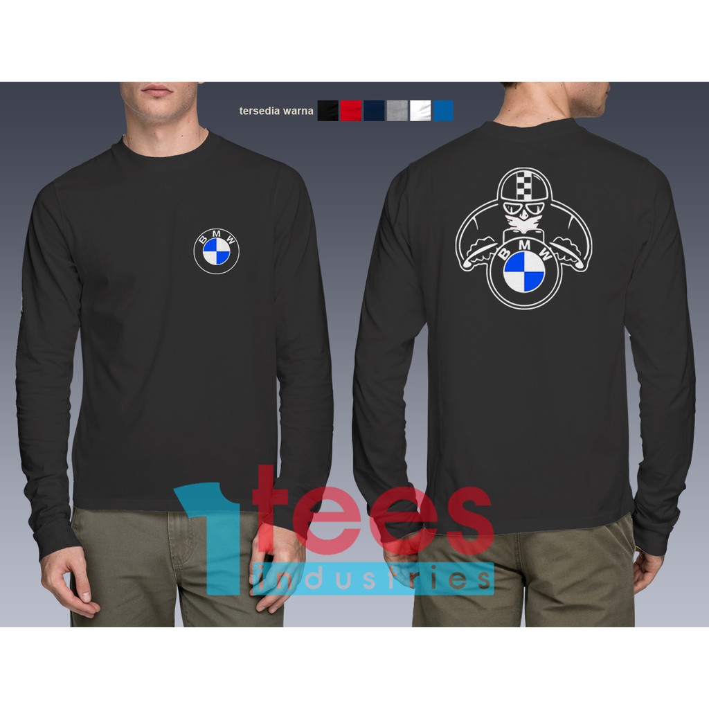 KAOS BAJU BMW RIDER LOGO LENGAN PANJANG