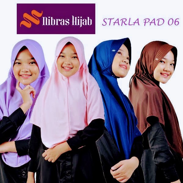 STARLA PAD 6 M / STARLA PAD 6 L / STARLA PAD 6 XL BERGO NIBRAS HIJAB INSTAN