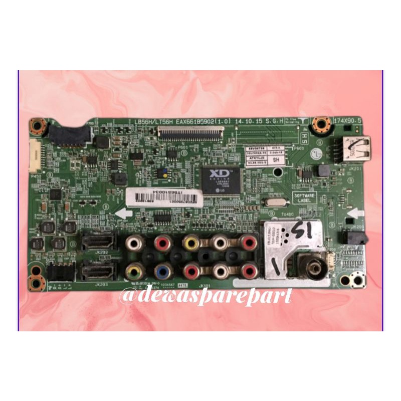 MB - MAINBOARD - MESIN TV LG 32LF550A - 32 LF 550 - 32 LF - 32LF550 - 32 - A