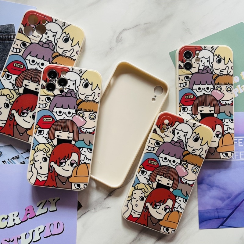 Soft Case Cartoon Anime Character Case iPhone 7 8 PLUS X XR XS 11 12 PRO MAX