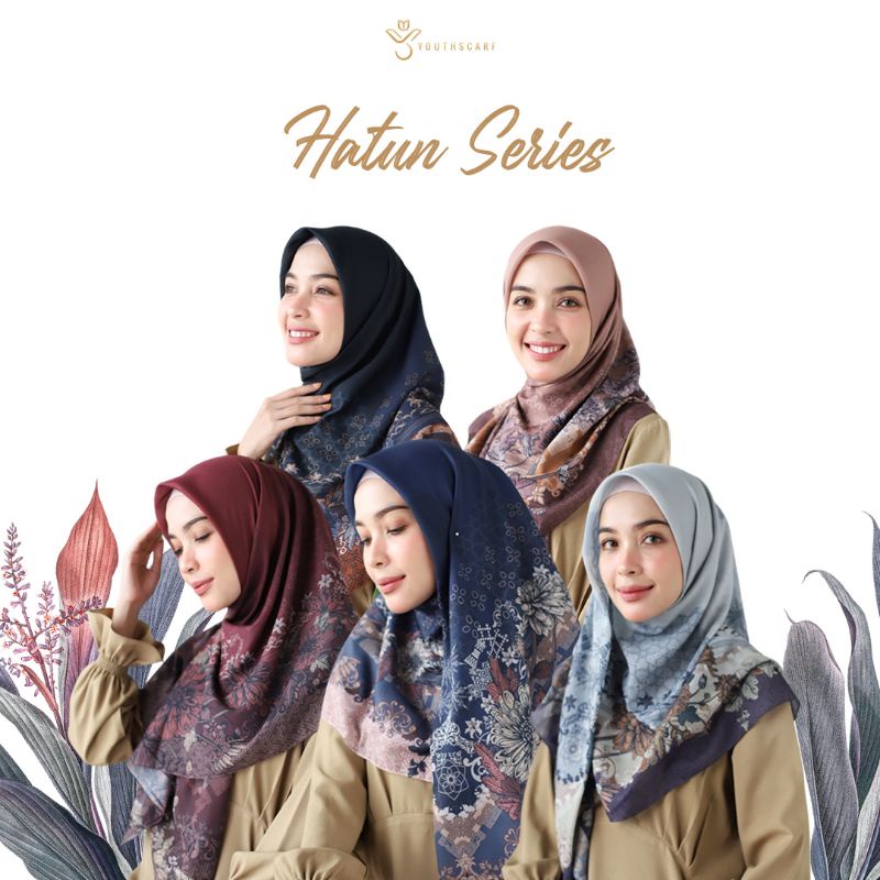 HIJAB VOAL PRINTING - HIJAB SEGI EMPAT - YOUTHSCARF - HATUN SERIES (REGULER)