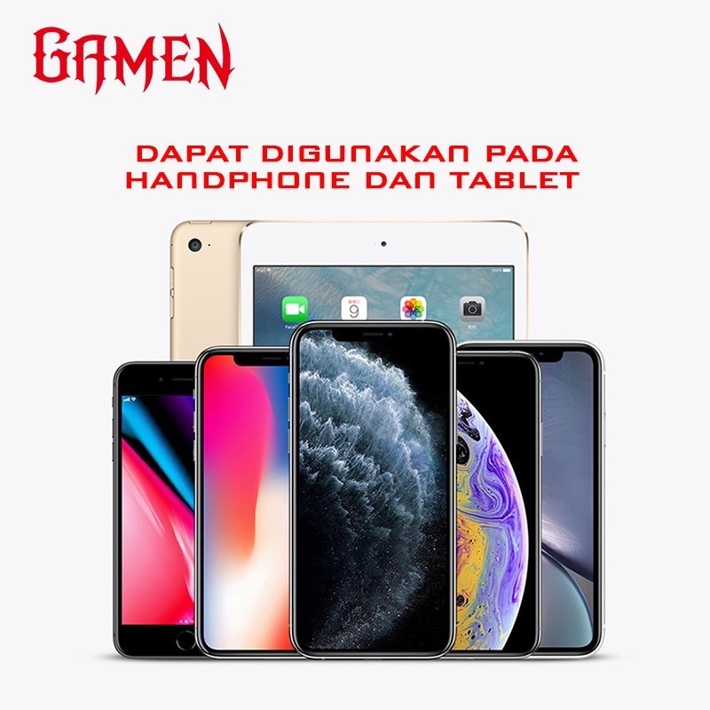 GAMEN Mobile Gaming Button Trigger Shotting Aiming No Delay - Garansi 1 Tahun