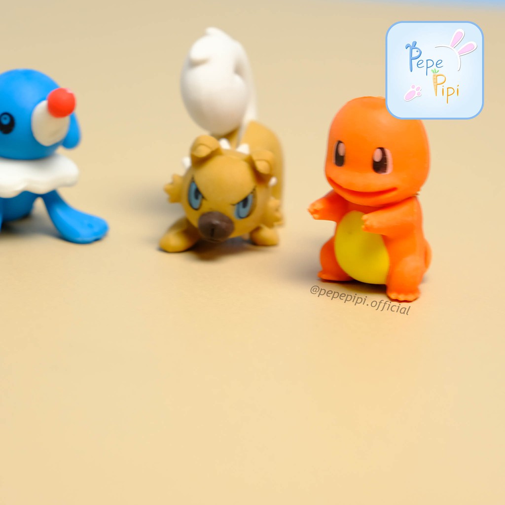 Penghapus Pokemon 3D Setip Eraser Hapusan Stip Pikachu Snorlax Eevee