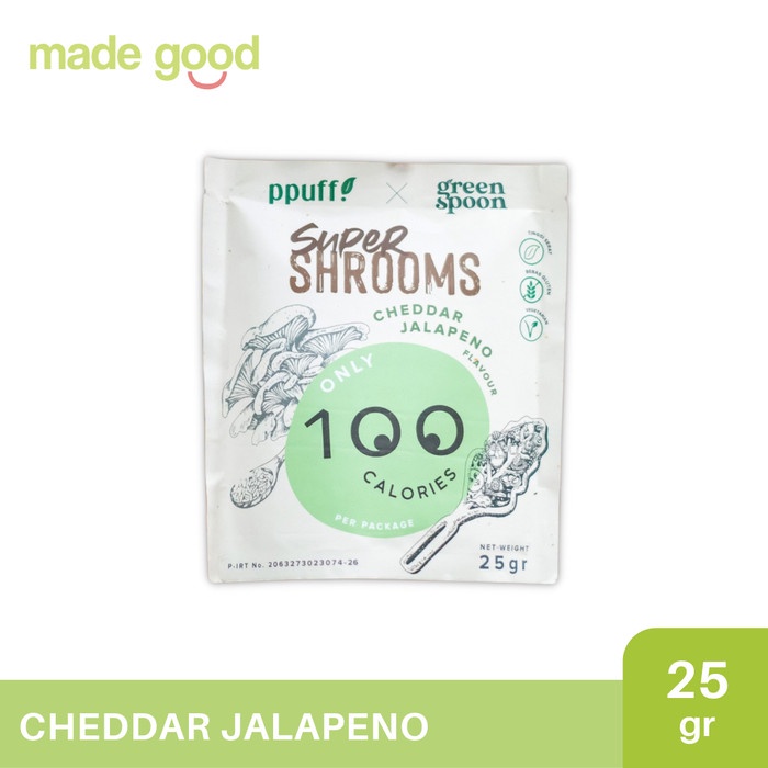 

Ppuff! Super Shrooms Roasted Corn & Cheddar Jalapeno 25gr