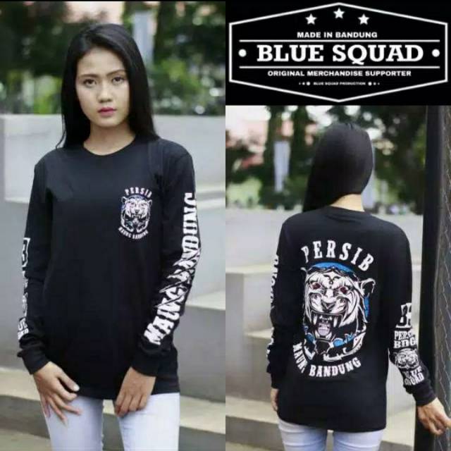  KAOS  PERSIB MAUNG BANDUNG TANGAN PANJANG ORIGINAL  BLUE 