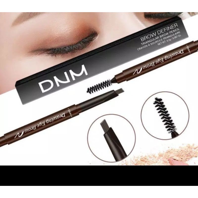 Pensil Alis DNM Eyebrow Pencil Waterproof Import Original Nyumil Store