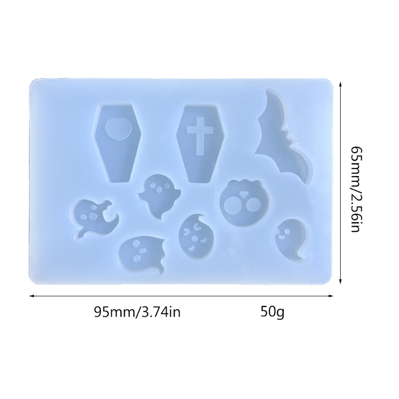 Cetakan Resin Bentuk Geometri Bahan Silikon Untuk Dekorasi Gantungan Kunci