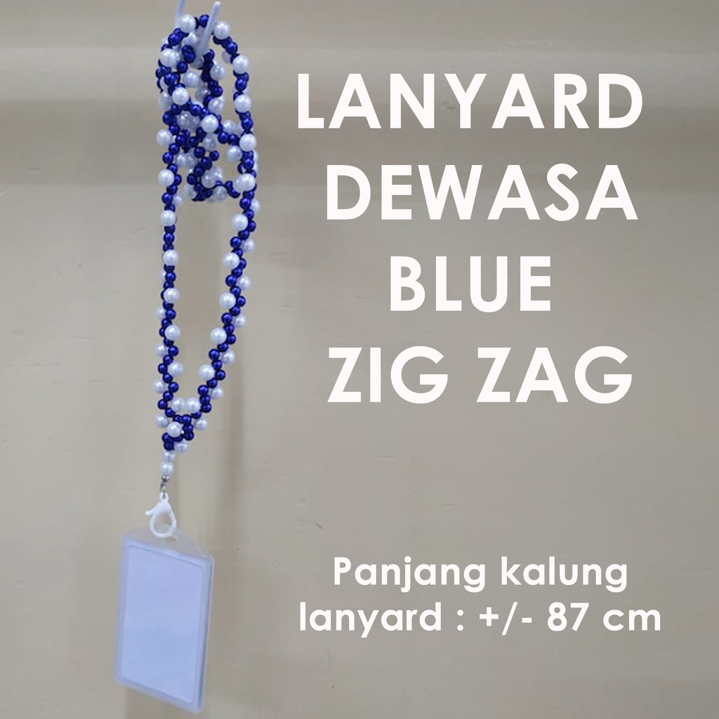 

Lanyard + Tali Kalung Mutiara ZigZag