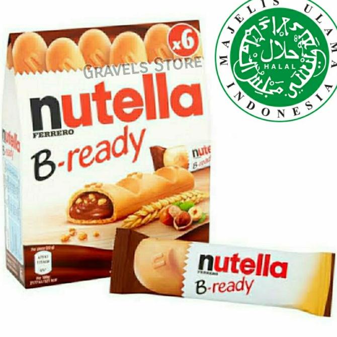 

[132gr] Ferrero Nutella B-Ready HALAL - B Ready BReady Wafer Hazelnut