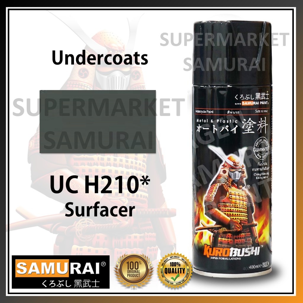 

Samurai Paint UC H210* Warna Surfacer Cat Pilox Undercoats