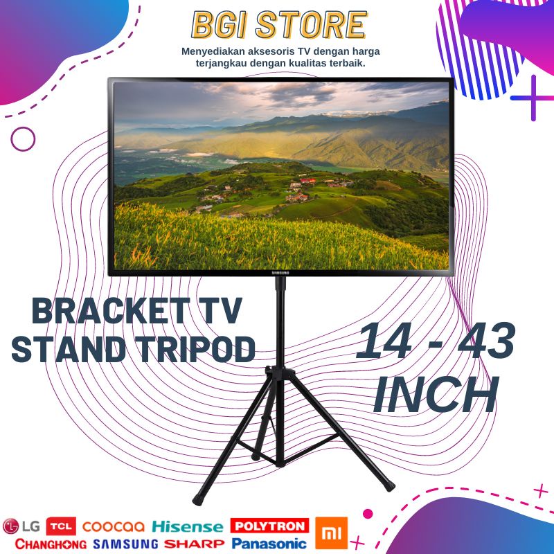 bracket tv 55 50 43 42 40 32 25 24 inch Tripod tv Standing tv breket tv