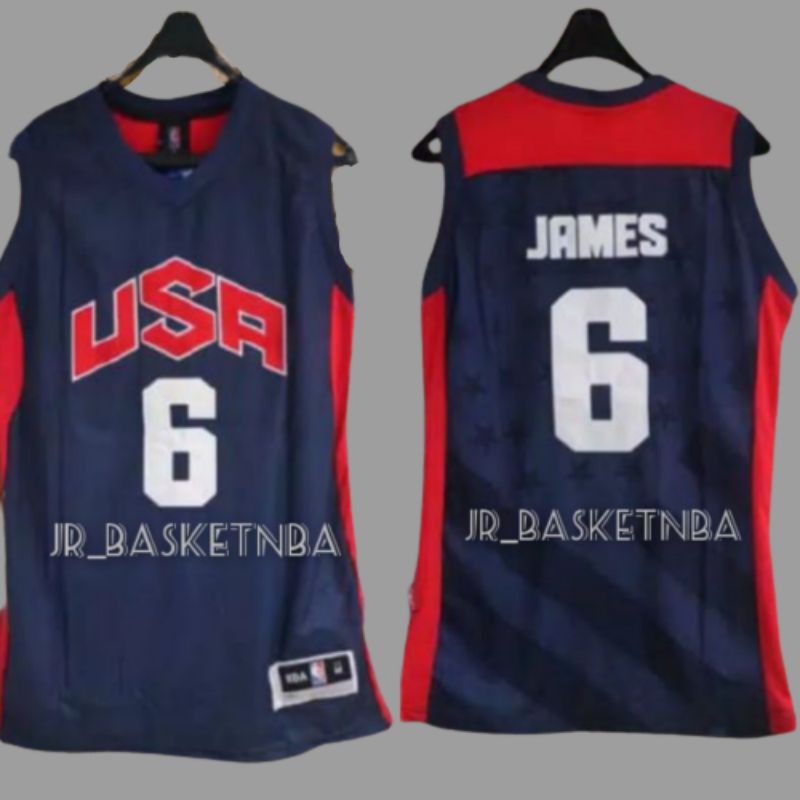 Jersey Basket USA Jersey Basket LeBron James  Jersey basket NBA James Jersey basketball LeBron Jerse