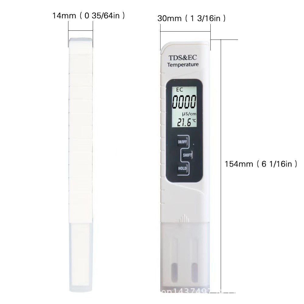 MTE TDS EC Meter/ Pena Pengukur 3 in1 PPM Kualitas Air Tester Hidroponik-2
