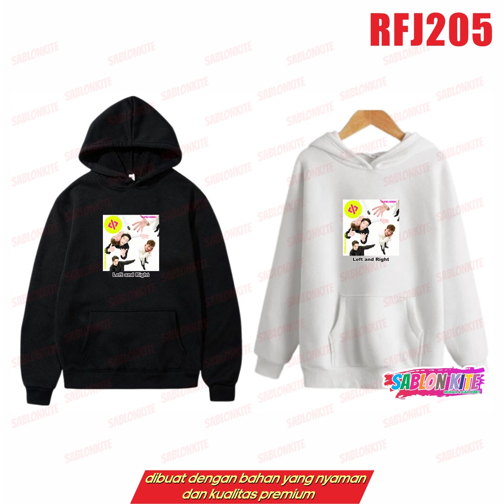 MURAH!!! SWEATER HOODIE LEFT AND RIGHT RFJ 205 CHARLIE PUTH FEAT JUNGKOOK