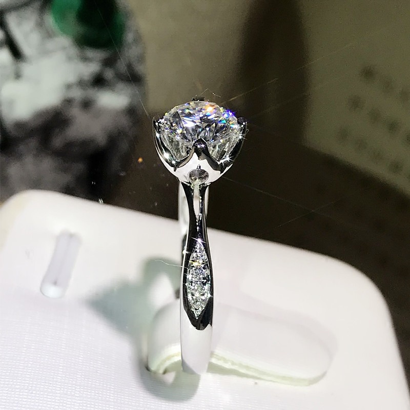 perak asli 925 cincin Wanita Kepribadian Sederhana Cincin yang Dapat Disesuaikan Fashion Perhiasan JZA0146