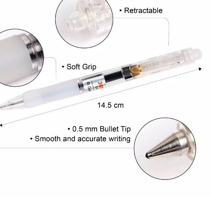 

BEST SELLER Pulpen Joyko R Gel GP-320 0.5mm (1 Lusin) ぺ