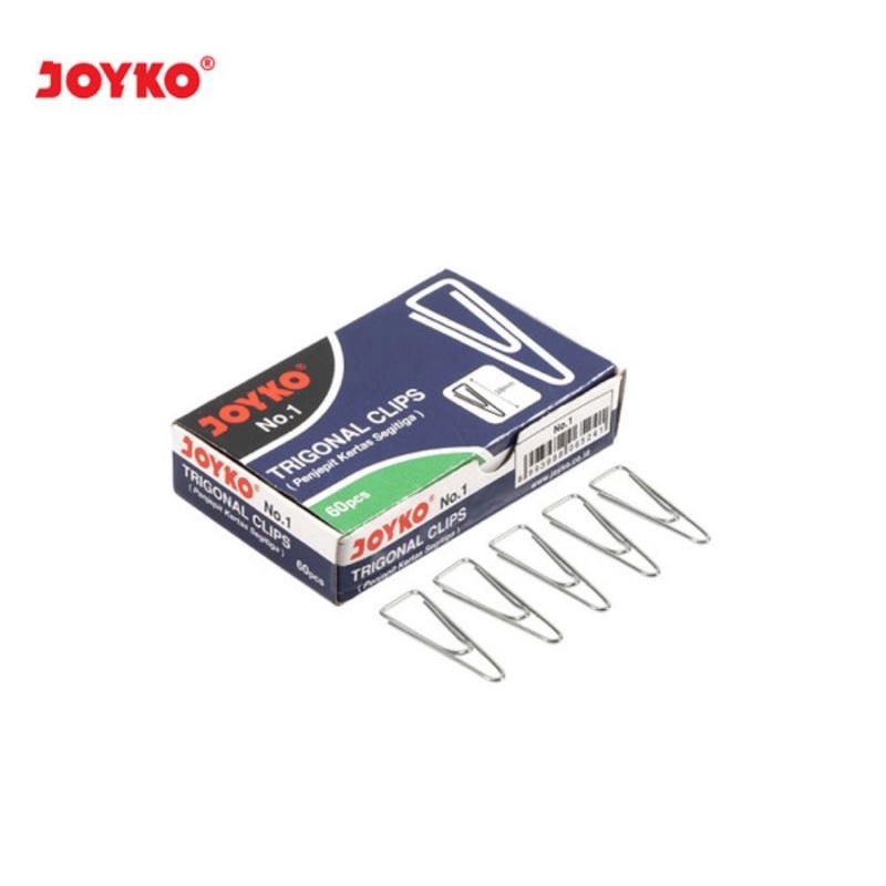 

Joyko Trigonal Clip No. 1 - Paper Clip - Penjepit Kertas