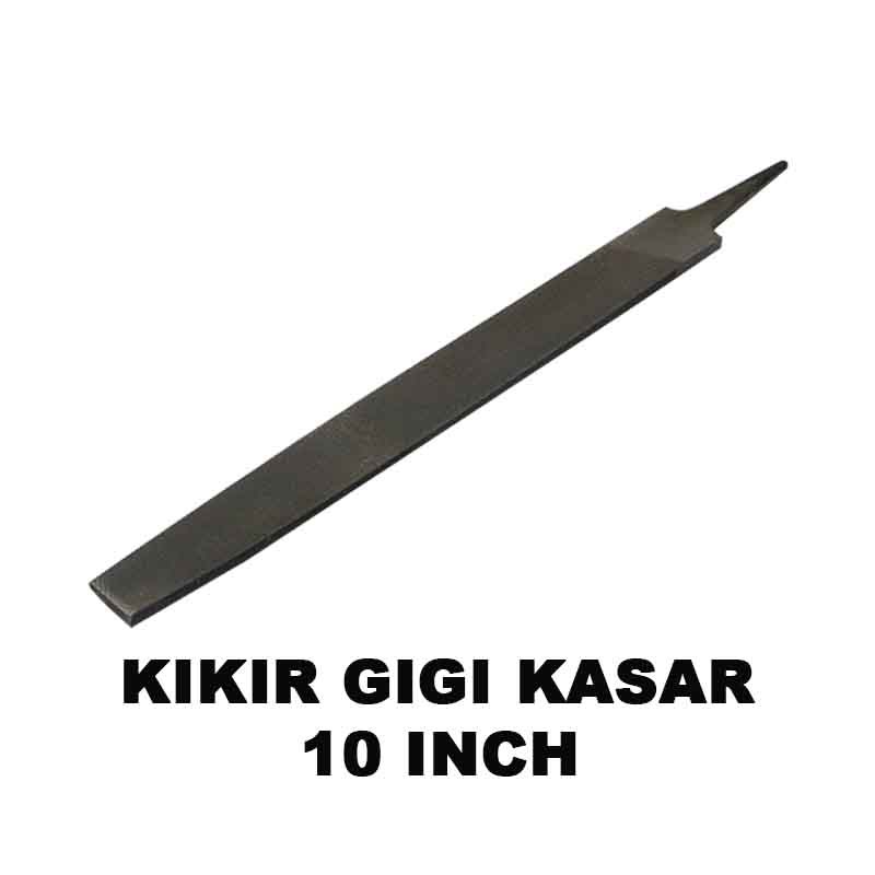EELIC KIR-JK10INCH Alat kikir besi jumbo besar plat baja gepeng gigi kasar 10 inch