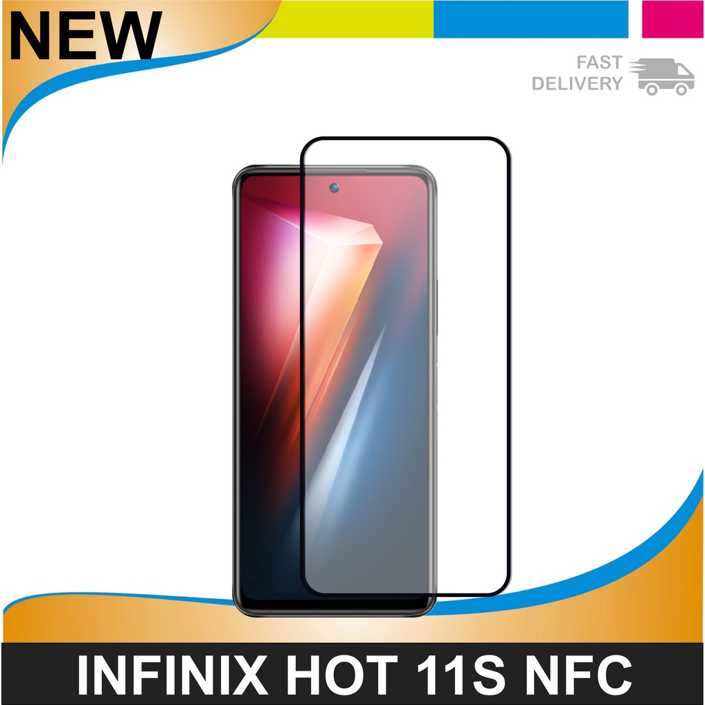 Tempered Glass Clear Infinix Hot 11s NFC