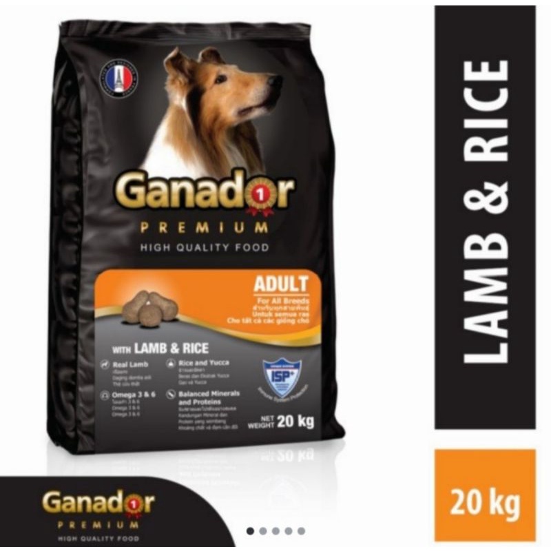 Ganador Adult Lamb &amp; Rice 20kg