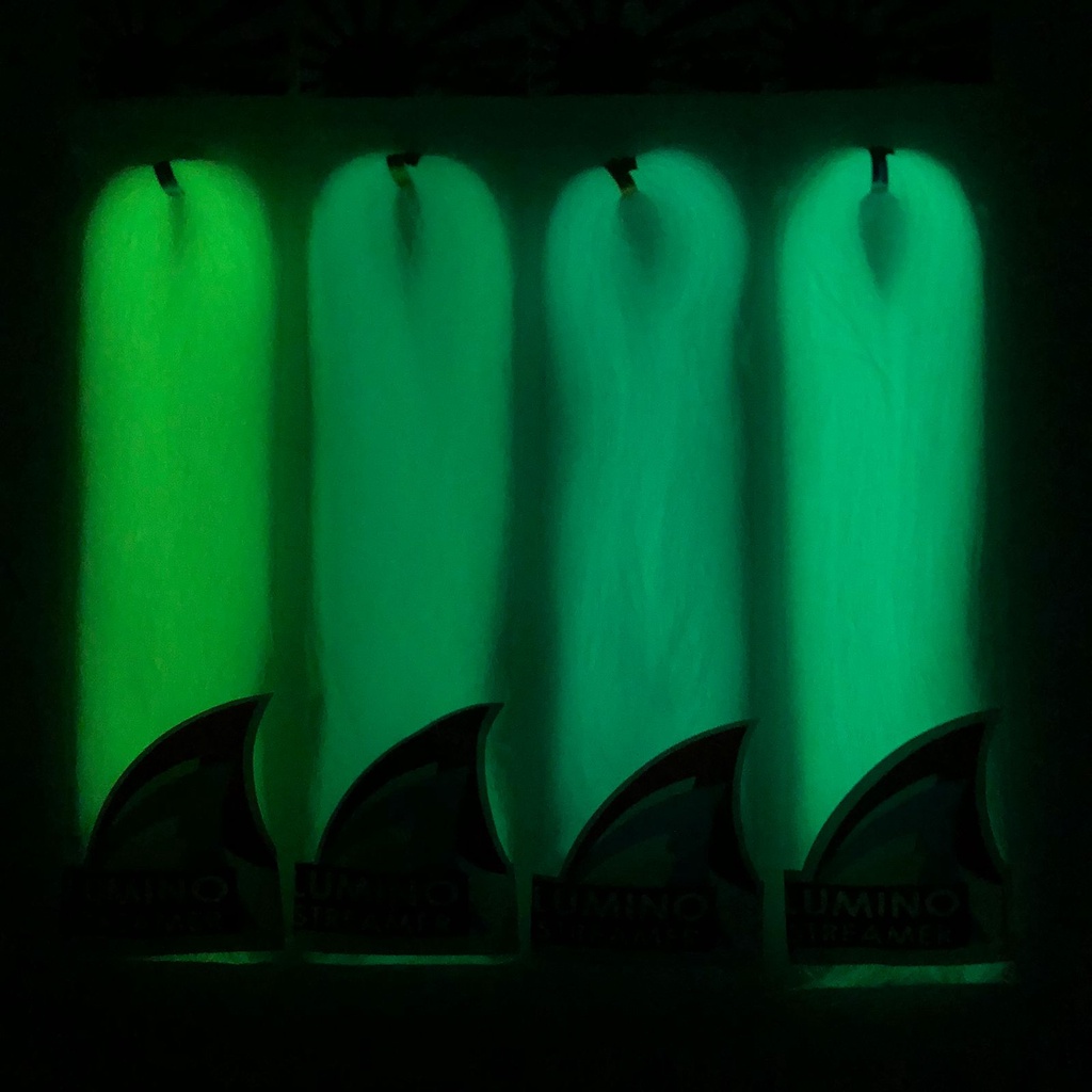 Benang Bulu Streamer Halus GID Glow in the Dark Fosfor luminous Koh Momo