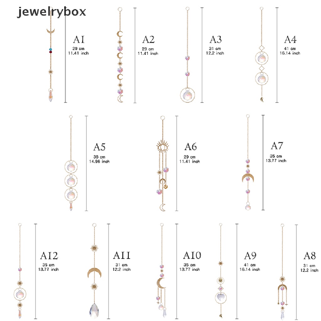 (jewelrybox) Suncatcher / Suncatcher / Prisma / Matahari / Hujan Kristal Diy