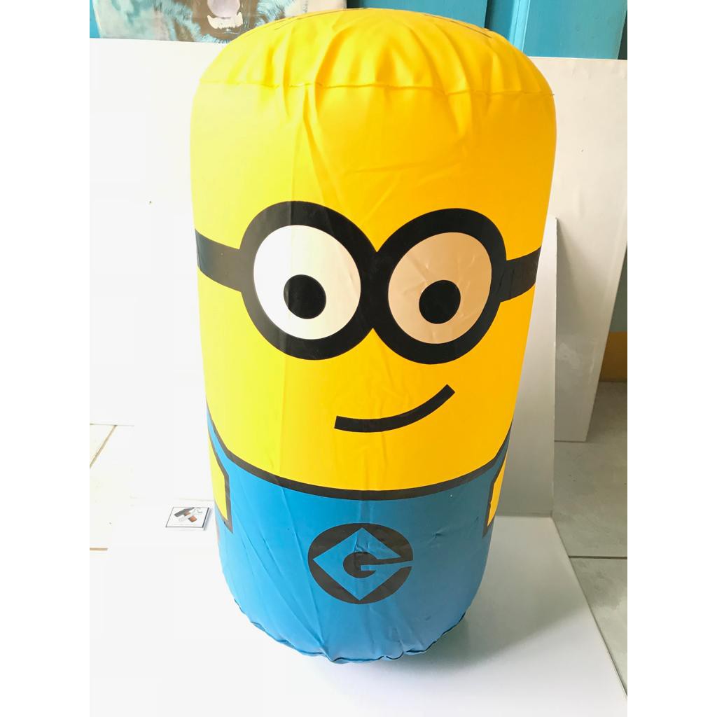 BALON TINJU MINION ORIGINAL UNIVERSAL STUDIO ILUMINATION SPLASH BONEKA TIUP BOLA  AIR PUNCH  BER PEM