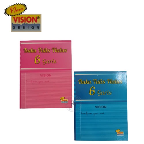 

Buku Tulis Halus 6 Garis Vision
