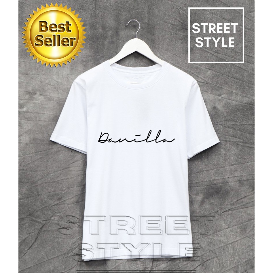 Import Quality MURAH DANILLA BAJU Kaos DANILLA keren COD