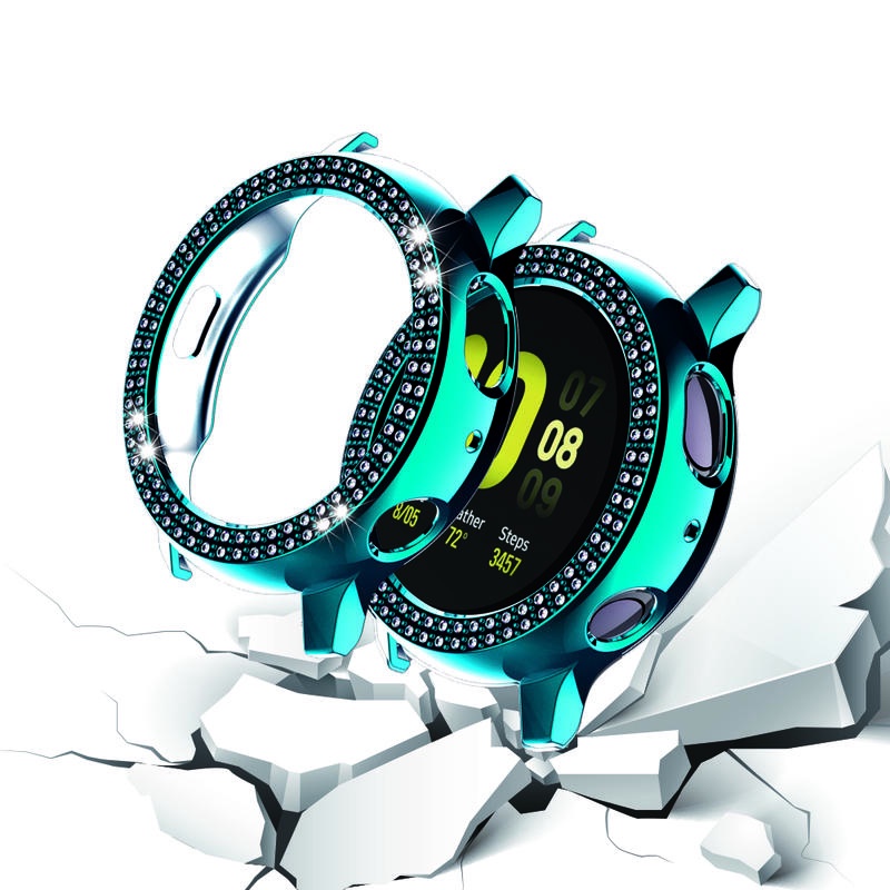 Case Cover Pelindung Smartwatch Lapis Berlian Bling Untuk Samsung Galaxy Active 2 40mm 44mm