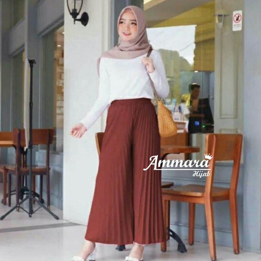 Ammara_hijab KULOT PLISKET MAYUNG