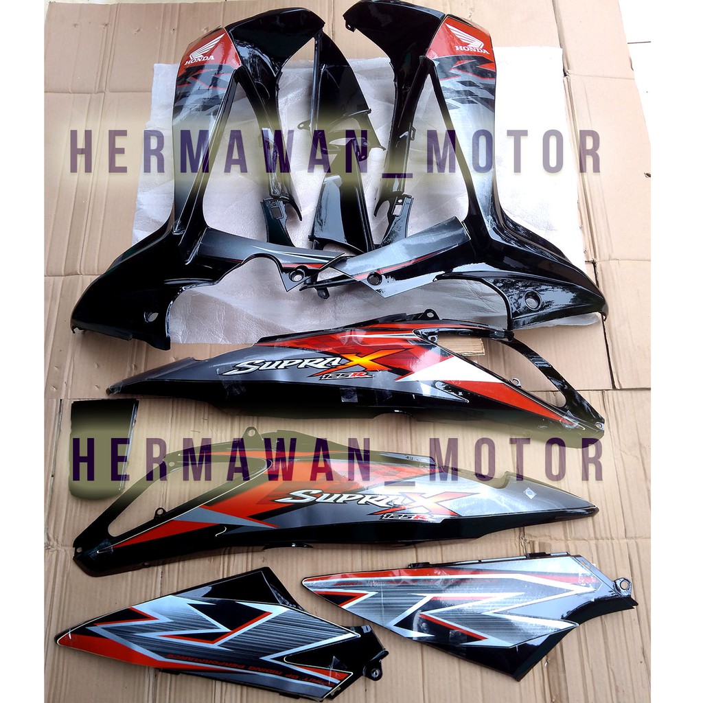 Body Honda Supra X 125 Tahun 2007 2013 Stripping Dan Warna Hitam