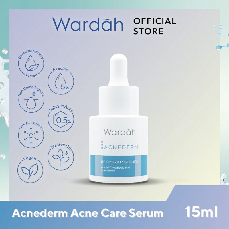 Wardah acnederm acne care serum 100%Original