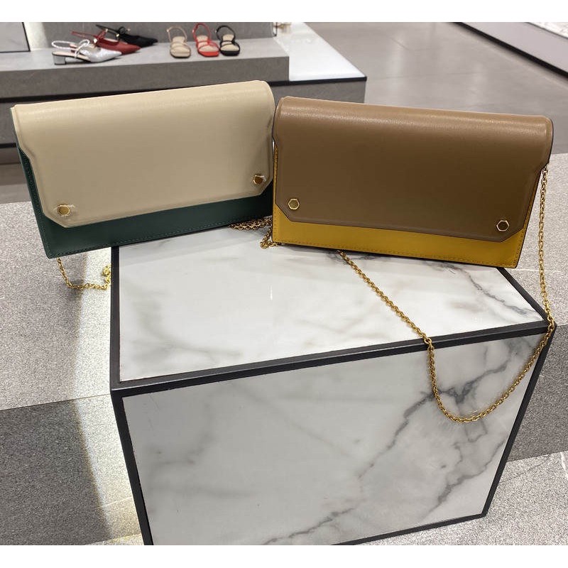 Two-Tone Mini Long Wallet