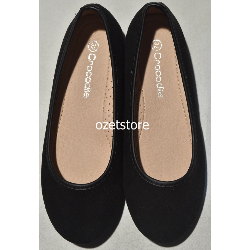 Sepatu Anak Wanita CROCODILE Hitam SWC10 ORIGINAL & REAL PICTURE