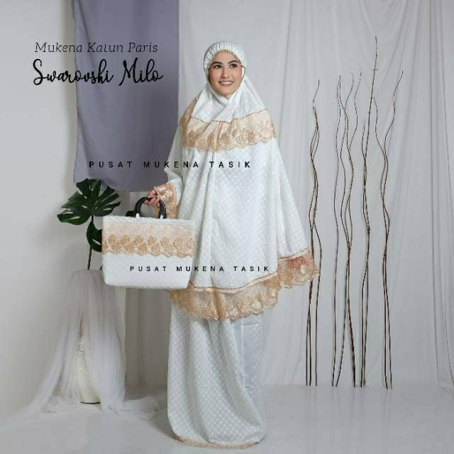 MUKENA RUKUH KADO HANTARAN NIKAH KATUN PARIS SWAROVSKI | GROSIR MUKENA BORDIR MURAH