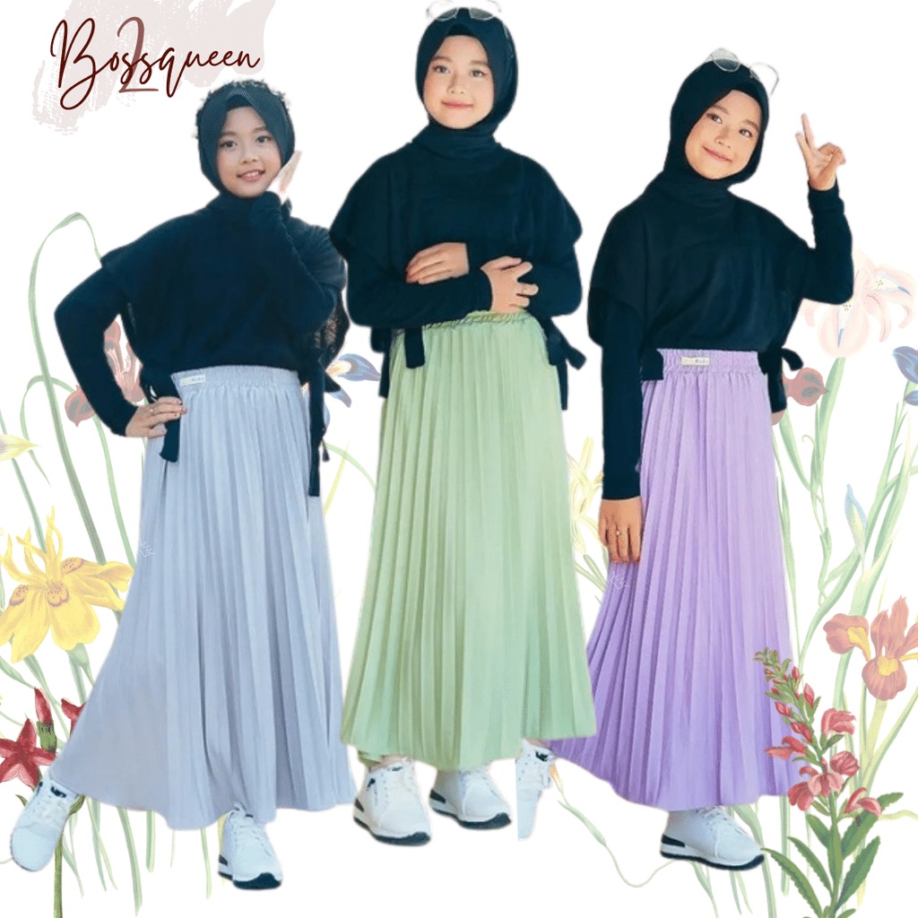 ROK PLISKET ANAK SD  PREMIUM / ROK PLISKET ANAK PREMIUM / ROK PLISKET SD / ROK ANAK 6-11 Tahun