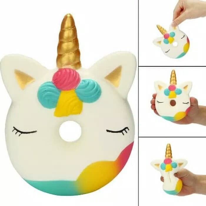 Squishy Donat Unicorn Rainbow