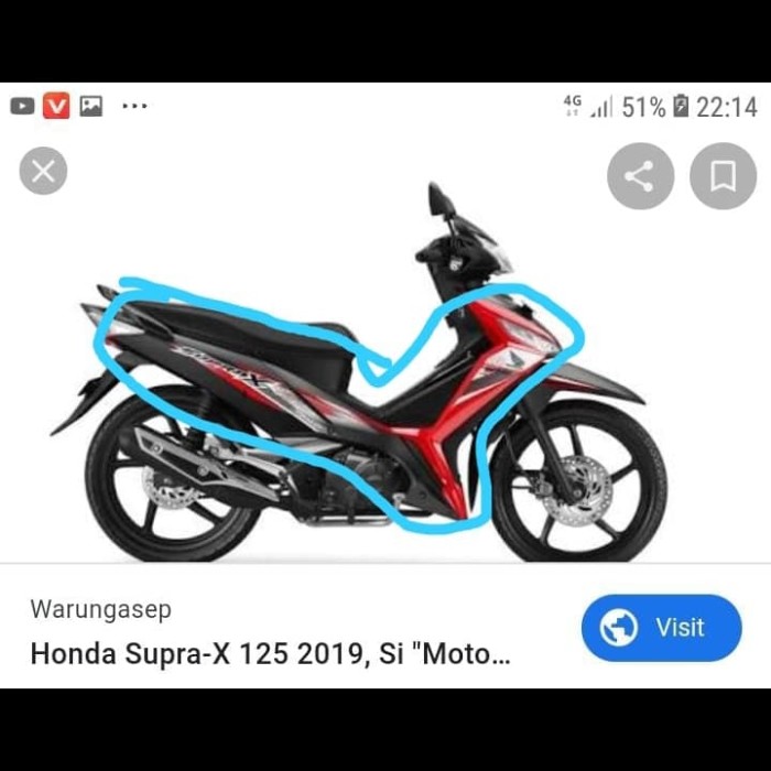 paket body halus kasar supra x 125 fi