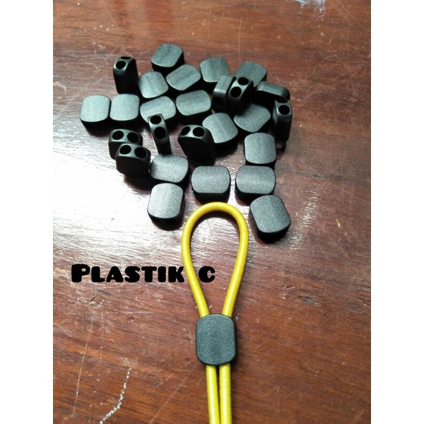 STOPER BESI | ADJUSTER STOPER TALI LUBANG DUA ADJUST SPACER STOPER SLIDE TALI LUBANG DUA PARACORD PRUSIK