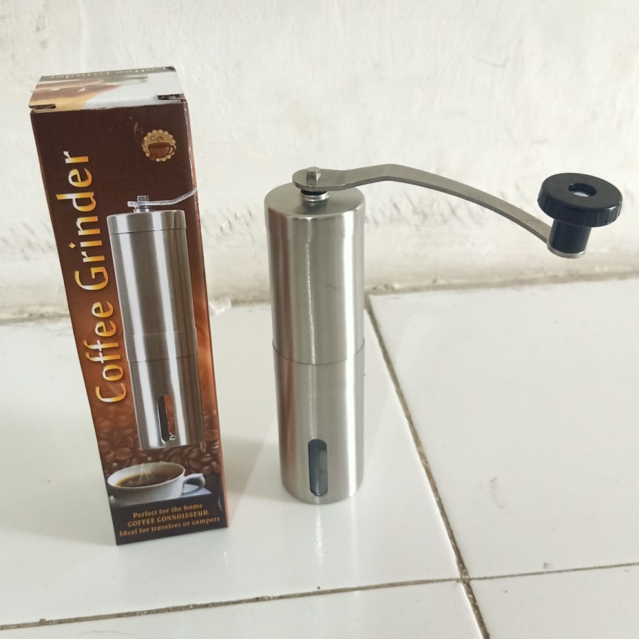 Coffee Grinder//Gilingan Kopi Manual//Penggiling Kopi Stainless Steel