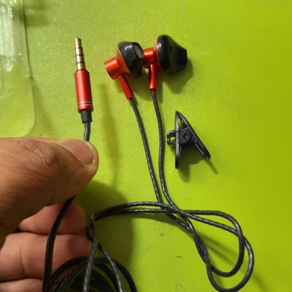 J397 LENYES HANSFREE BONUS BOX CASE CONTROL HEADSET SUPER IN EAR 3.5 MM PENGATUR SUARA VOLUME DOBEL BASS HANDSFREE DOUBLE BAS EARPOD HF EARPHONE SUPER PREMIUM MIC KABEL MUSIK CALL NELPON HP AUDIO SOUND VOKAL KARAOKE ORIGINAL STEREO WIRED BASS HEADPHO