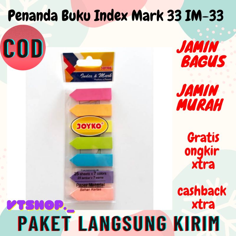 

V95 - Pembatas / penanda buku index mark 33 IM-33