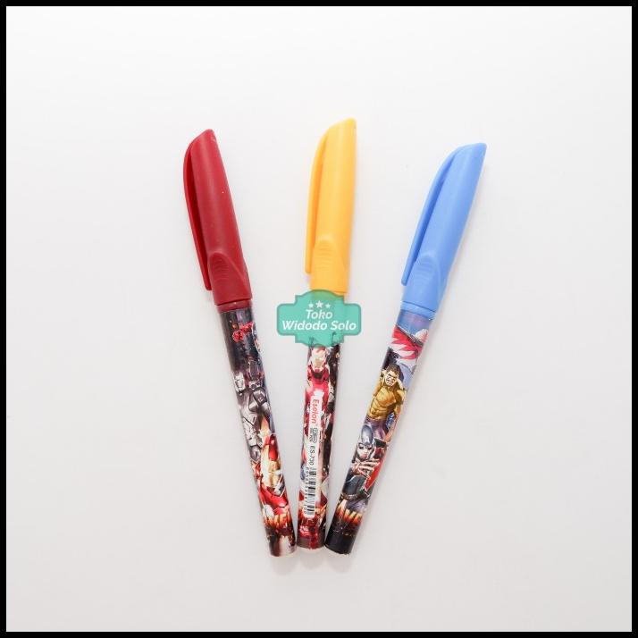 

Pulpen Gel Hitam Avengers Eselon 1 Lusin