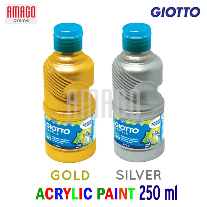 GIOTTO ACRYLIC PAINT - BLACK - 250 ml - 534024